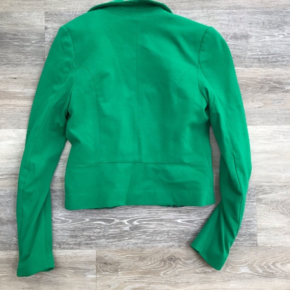 Green H&M fitted blazer - Picture 2 of 3